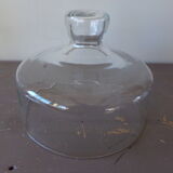 Cloche en verre épais ancienne