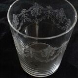 Lot de 5 verres gravés