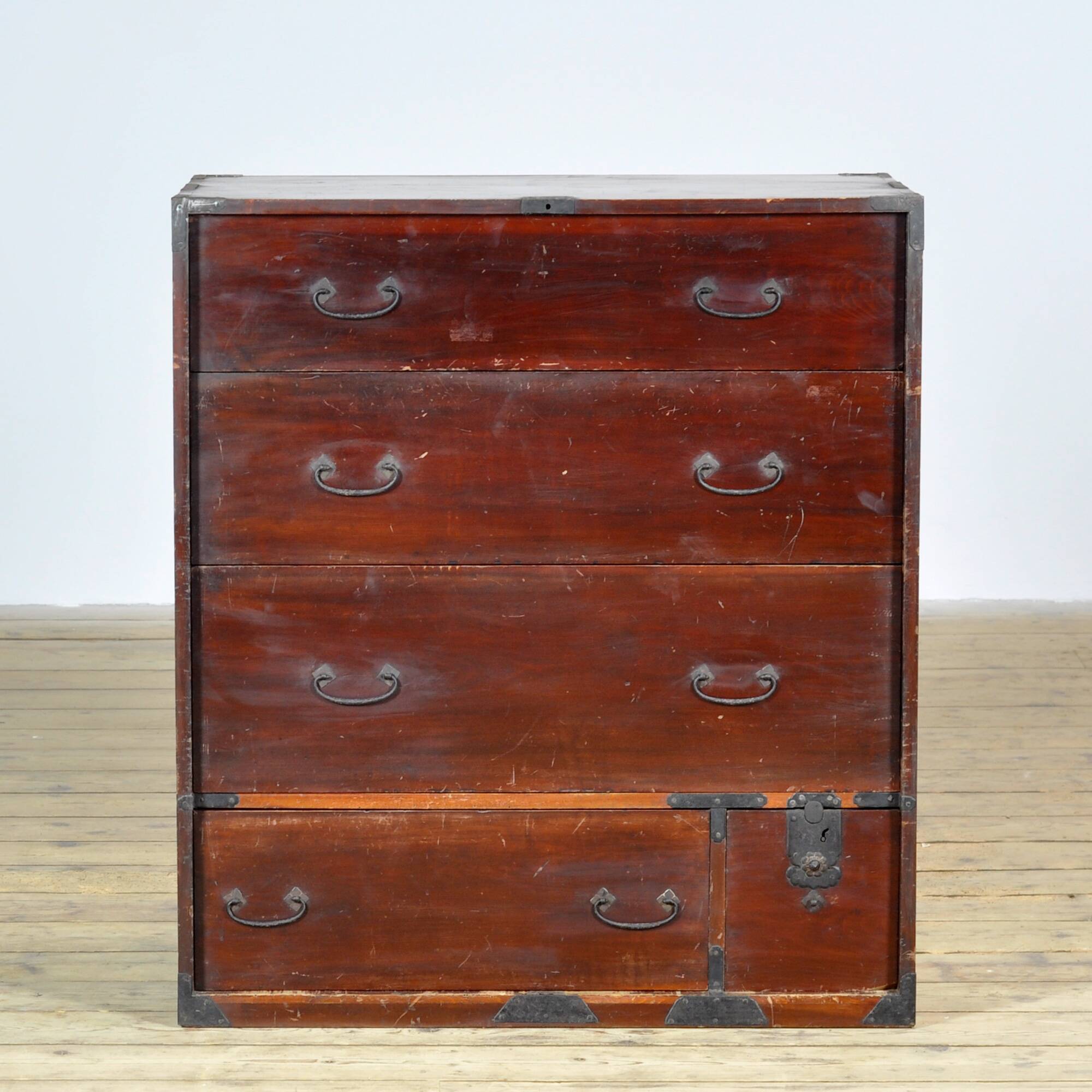 Japanese Tansu chest of drawers, circa 1890
