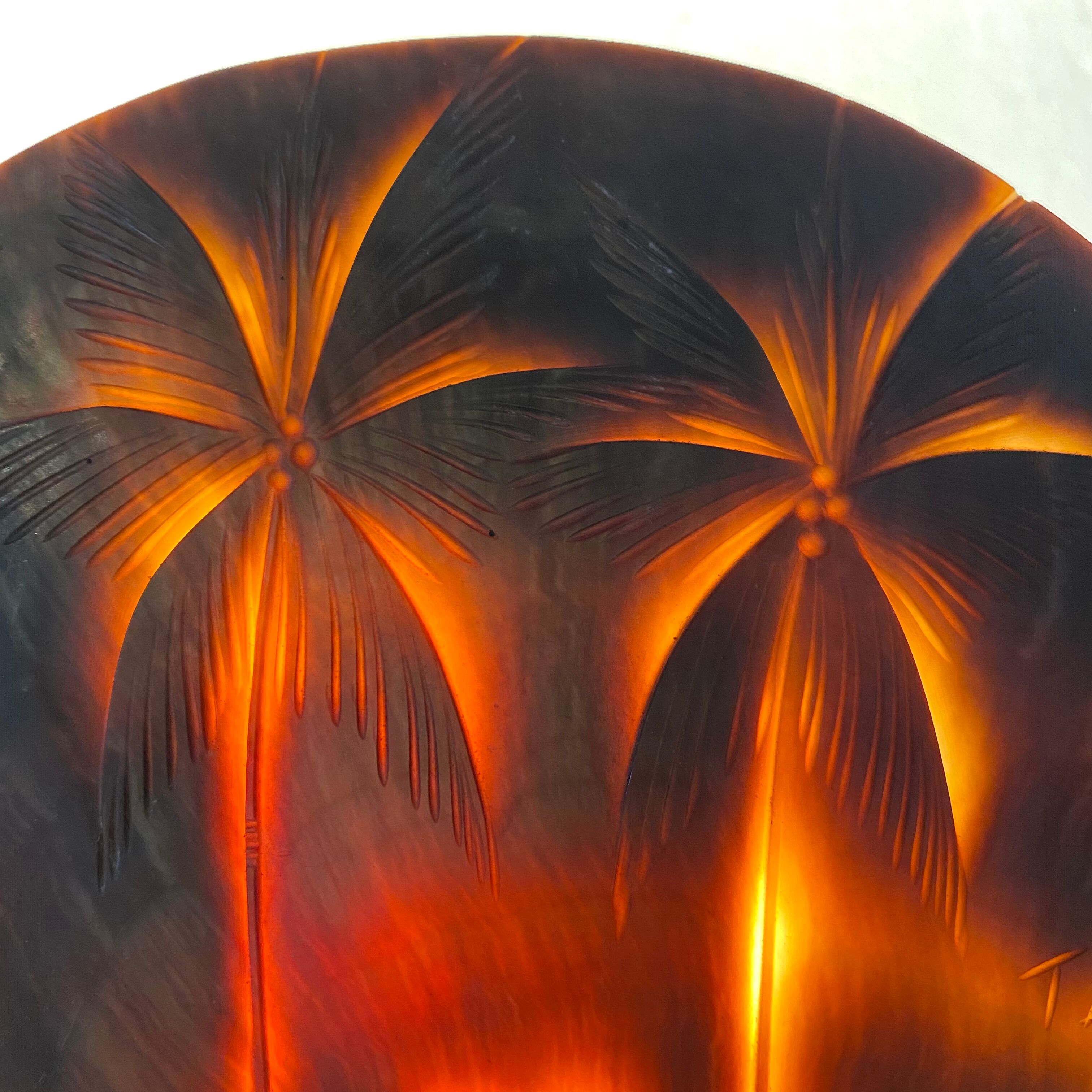 Vintage shell lamp Tahiti