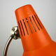 Adjustable Desk Lamp in Orange Painted Metal from TEP, 1970s