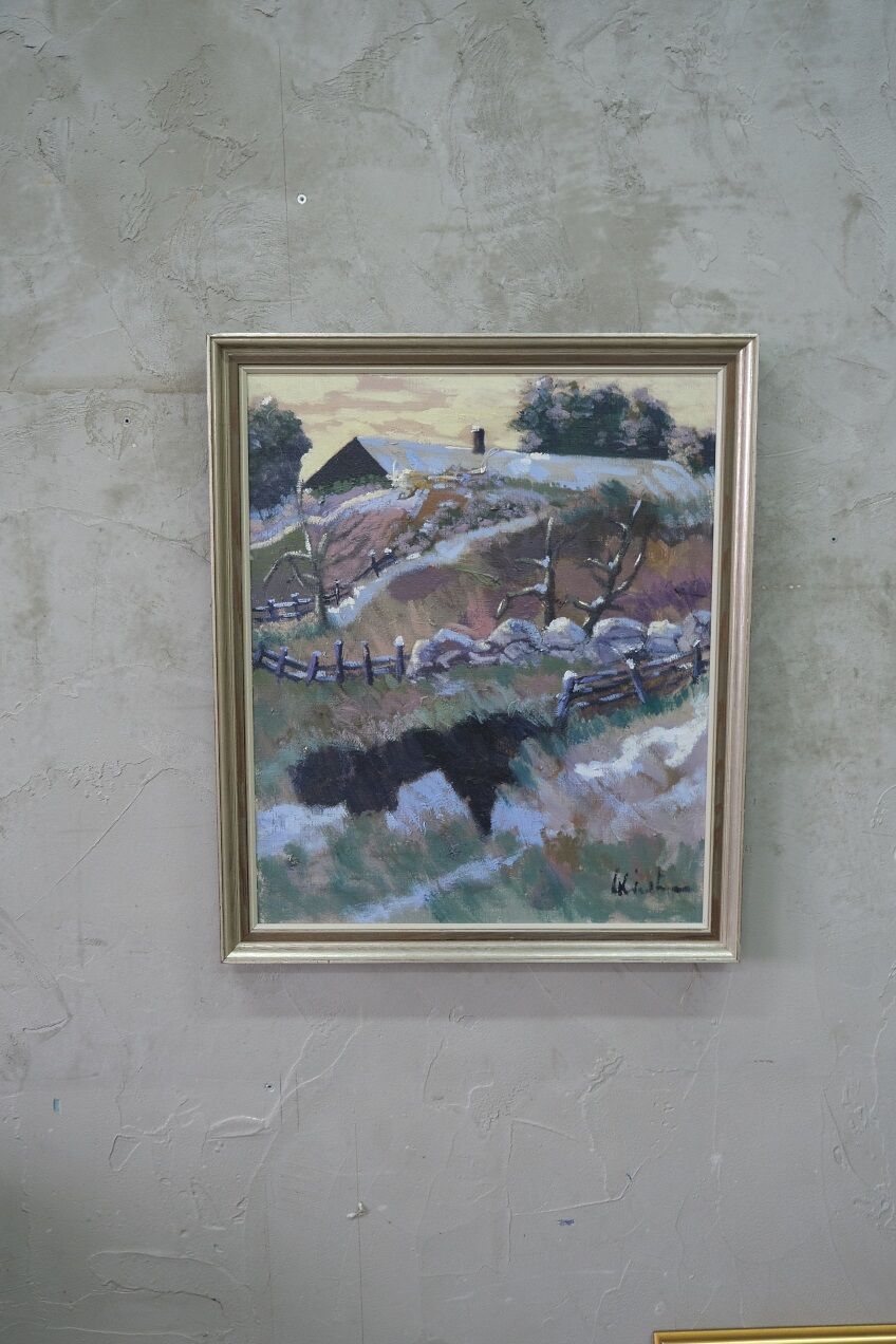 Scandinavian Modern Painting, Kai Christensen, 1970s