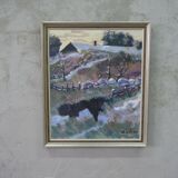 Scandinavian Modern Painting, Kai Christensen, 1970s