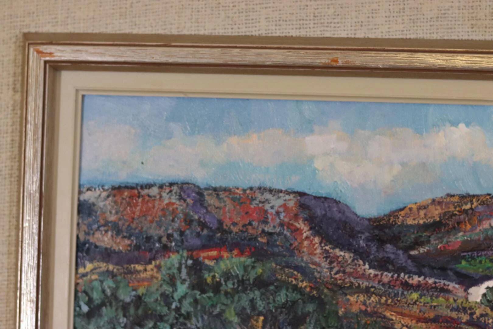 Original Swedish Oil on Canvas – “Bergsby Taragona” by Henry Eldin