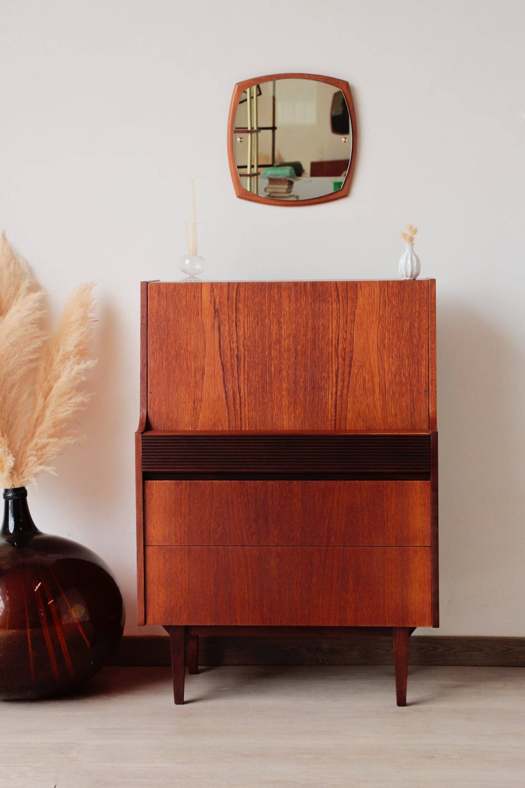 Vintage teak desk by Elliots of Newbury – 1960s design