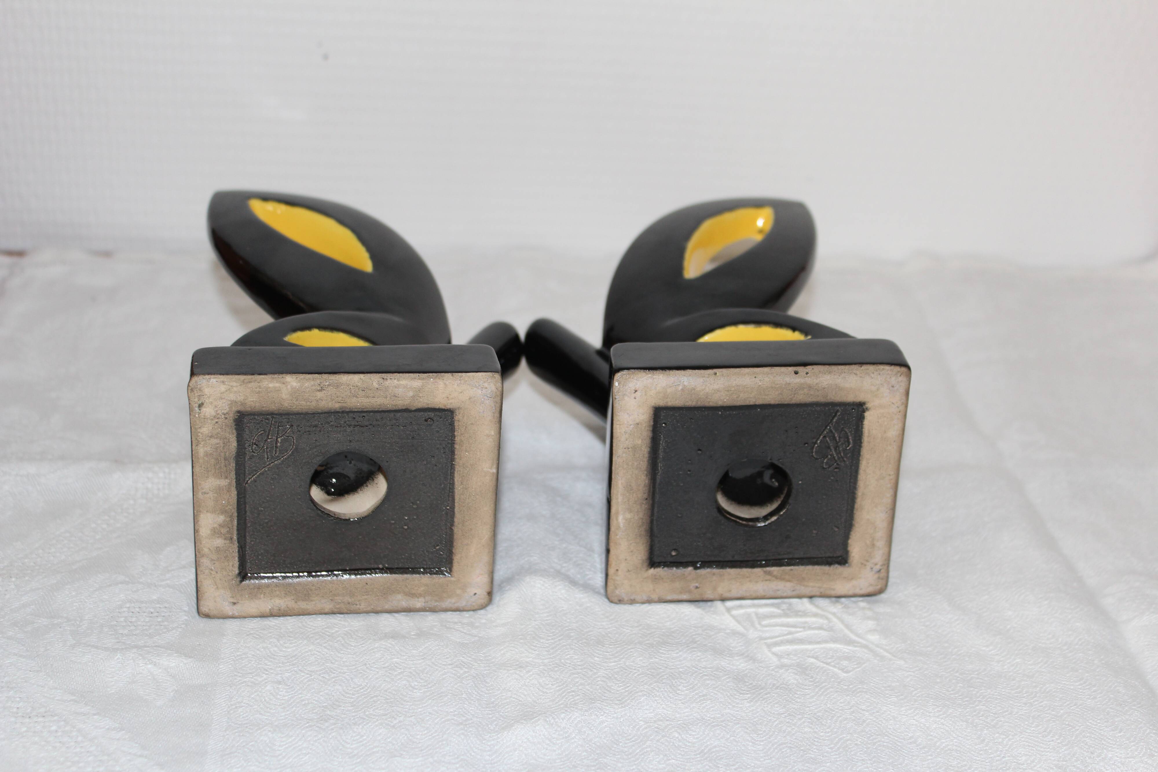 Pair of ceramic book greenhouse