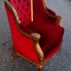 Large Louis XV style padded bergère