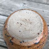 Vase « bouteille » en grès pyrité, vassil ivanoff 1960