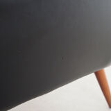 Leather armchair, Danish design, 1970s, production: Denmark