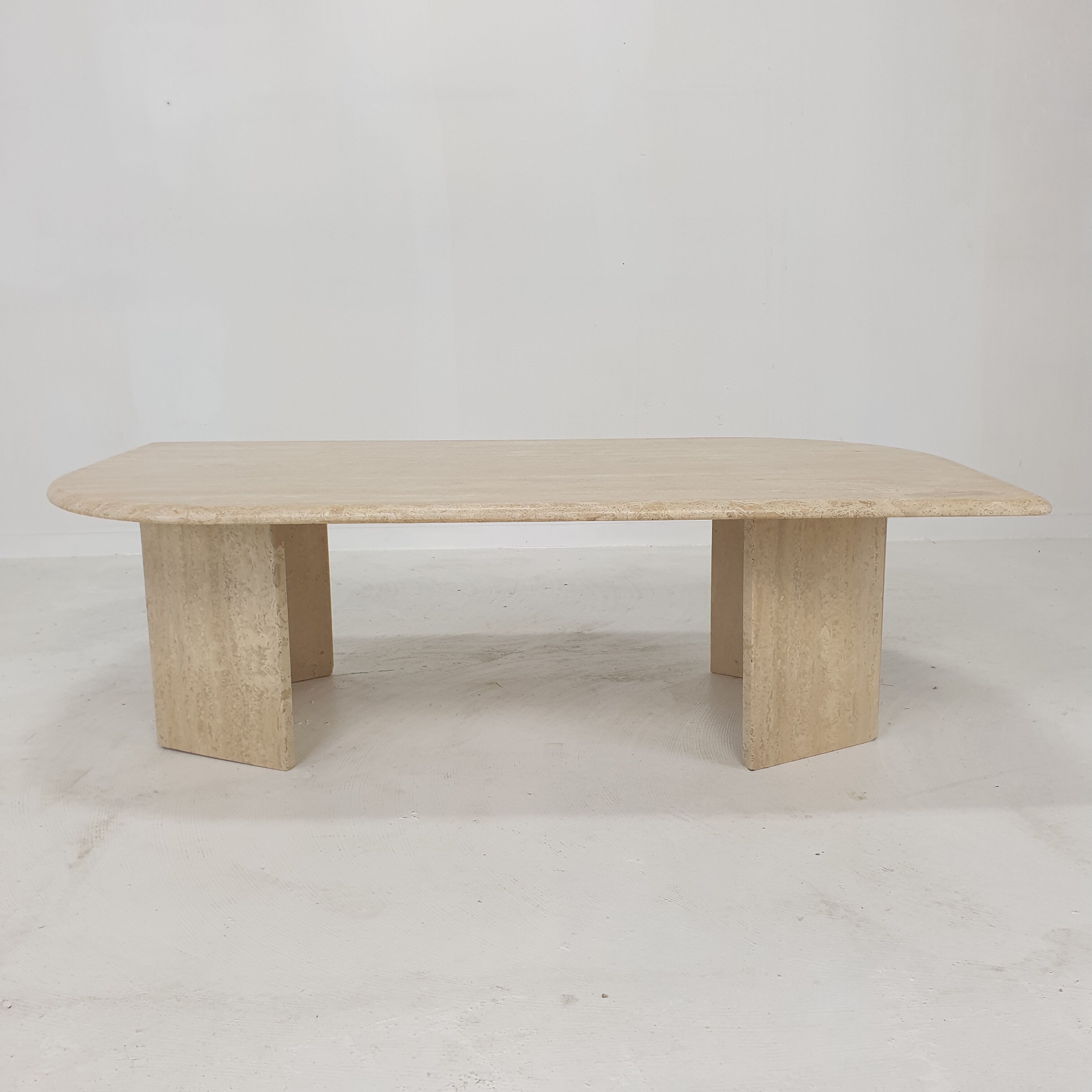 Italian Travertine Coffee Table, 1980's