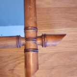 Miroir ancien "cadre bambou" 45 x 57 cm