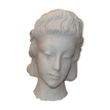 Plaster woman's bust