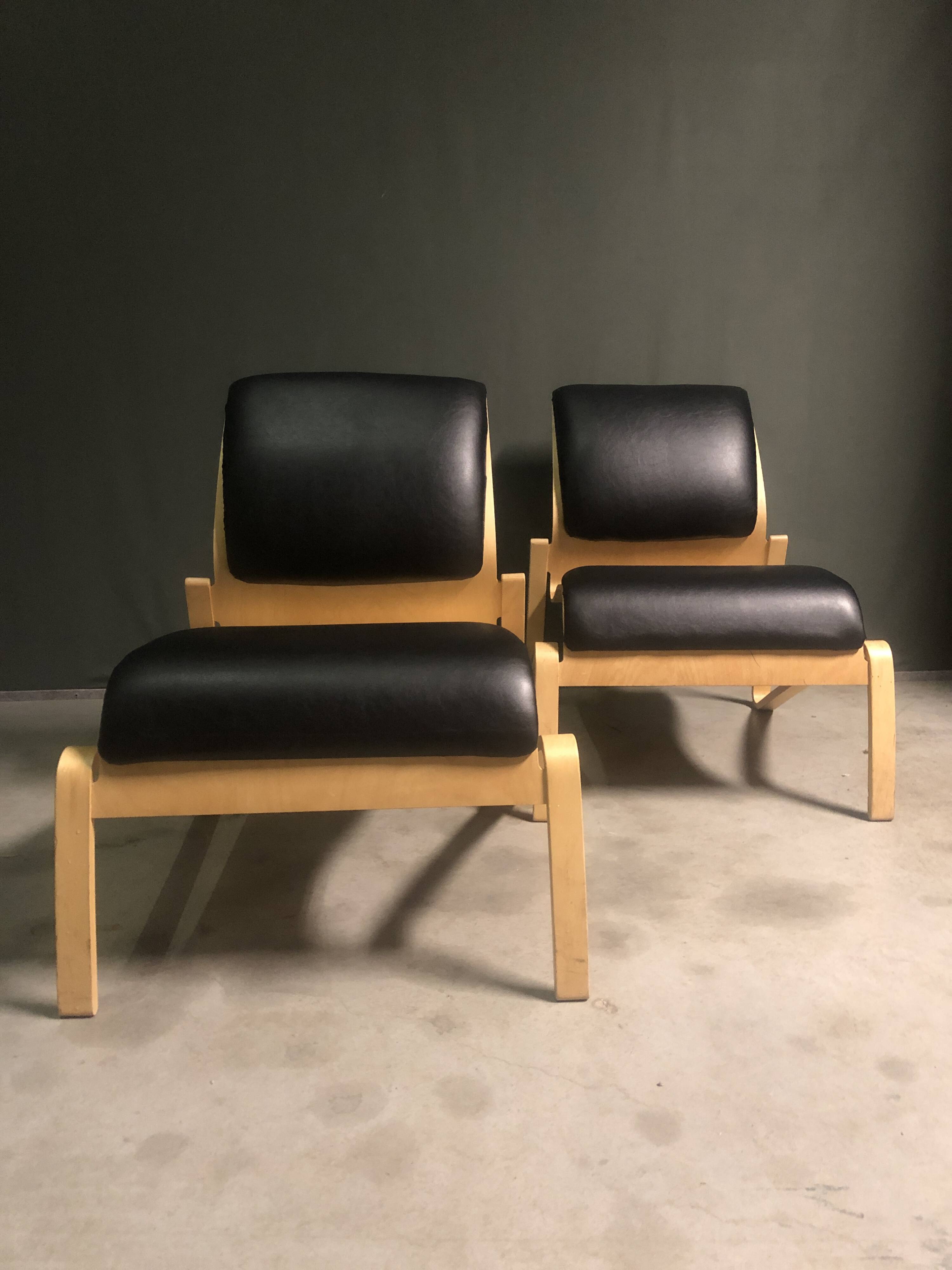 Nadin armchairs by Hans Peter Weidmann for Artek, 1990s