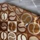 Large geometric rug from the 70s Scandinavian Space Age