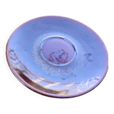 Vintage ceramic plate from Art Grès de l'Arnon France