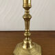 Antique brass candle holder