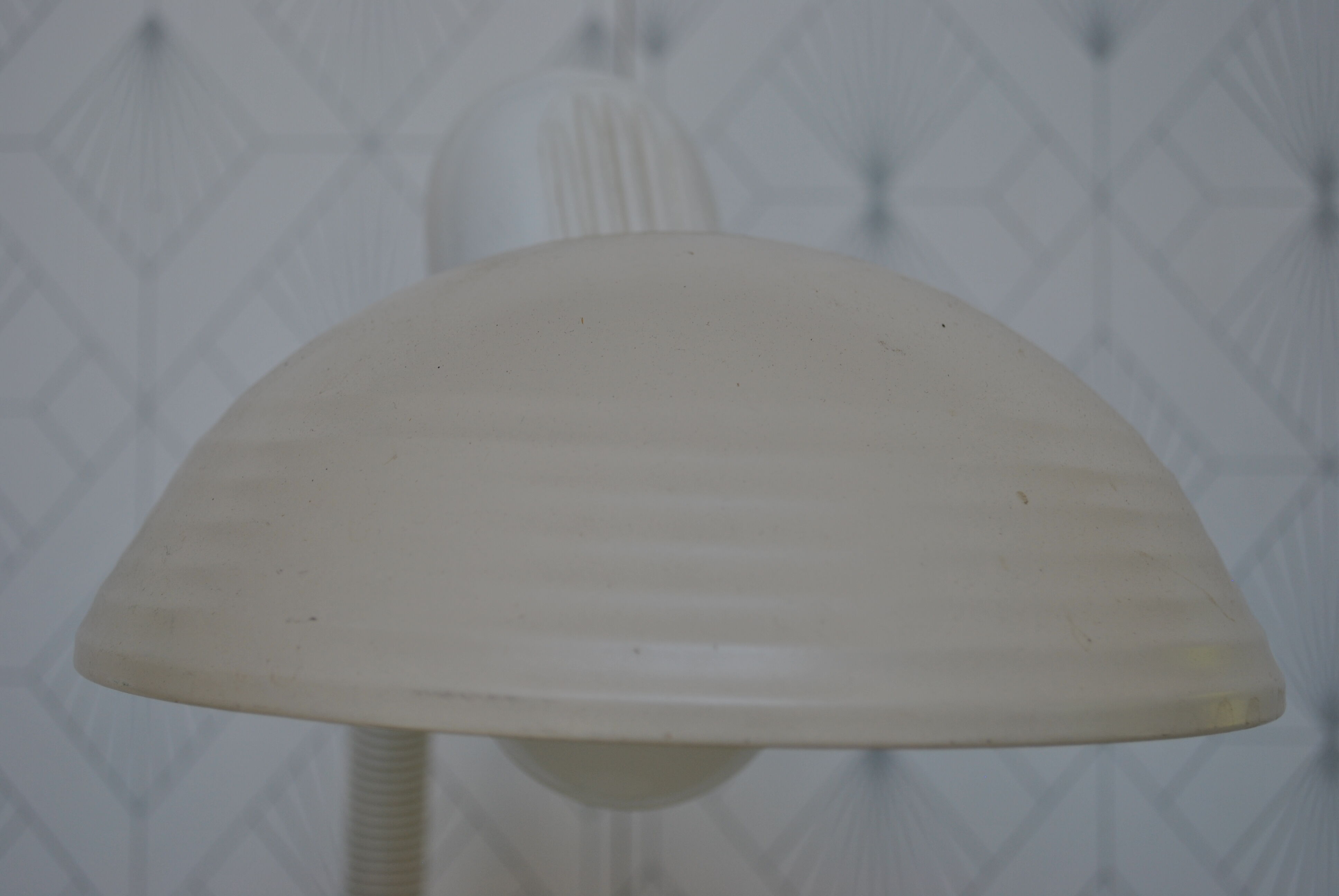 Vintage white Aluminor lamp
