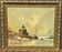 Landscape signed "Winter Ski". Oil on wood panel.