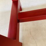 Handmade table and top, made with recycled fir materials