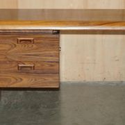 Bureau d'angle gauche bois brésilien danois milieu du siècle