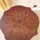 Small round marquetry table