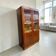 Vintage wooden shallow pharmacy cabinet/laboratory cabinet.