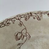 Antique pedestal plate – KG Lunéville – “Printemps” model – circa 1875
