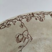Antique pedestal plate – KG Lunéville – “Printemps” model – circa 1875