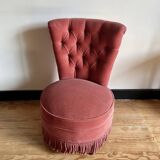 Mariette pink toad fireside chair