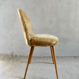 1960s golden furry chair