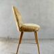 1960s golden furry chair