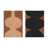 2 abstract art prints. Format (50x70cm)