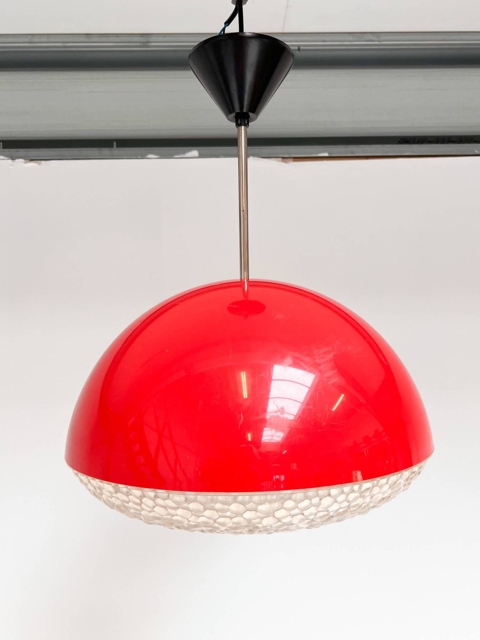 Space Age ceiling lamp attributed to Massive, 1970s