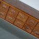 Vintage Dutch Oak Apothecary Sideboard / Filing Cabinet, 1950s