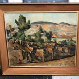Oil on canvas: landscape