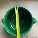 green earthenware soup tureen