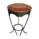 Painted and enameled sheet metal side table
