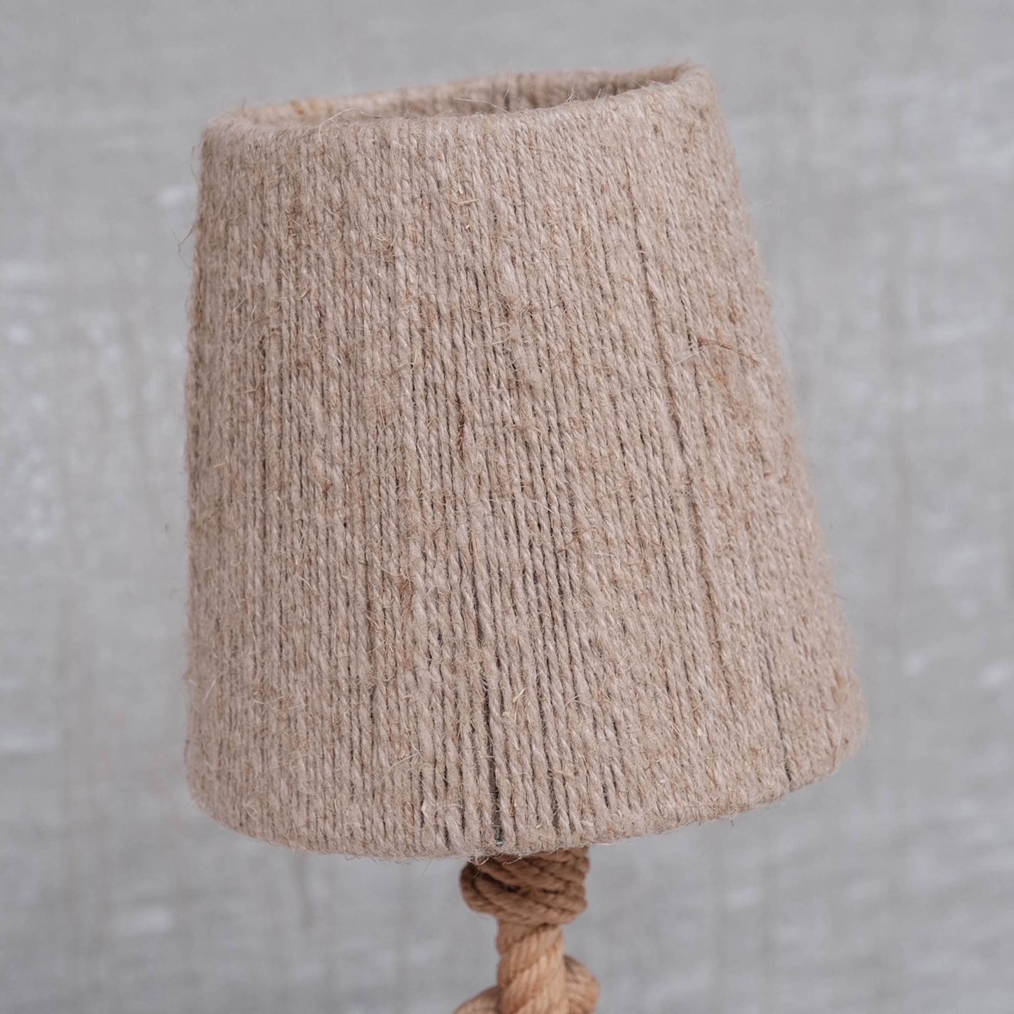 Lampe en corde