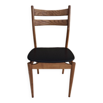 Chaise scandinave en orme