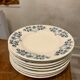8 assiettes plates terre de fer