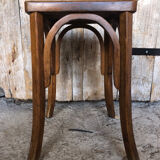 Old Baumann style bistro stool in wood