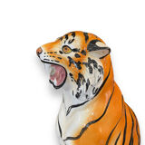Tiger in glazed italian ceramic
