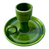 Vintage green candle holder