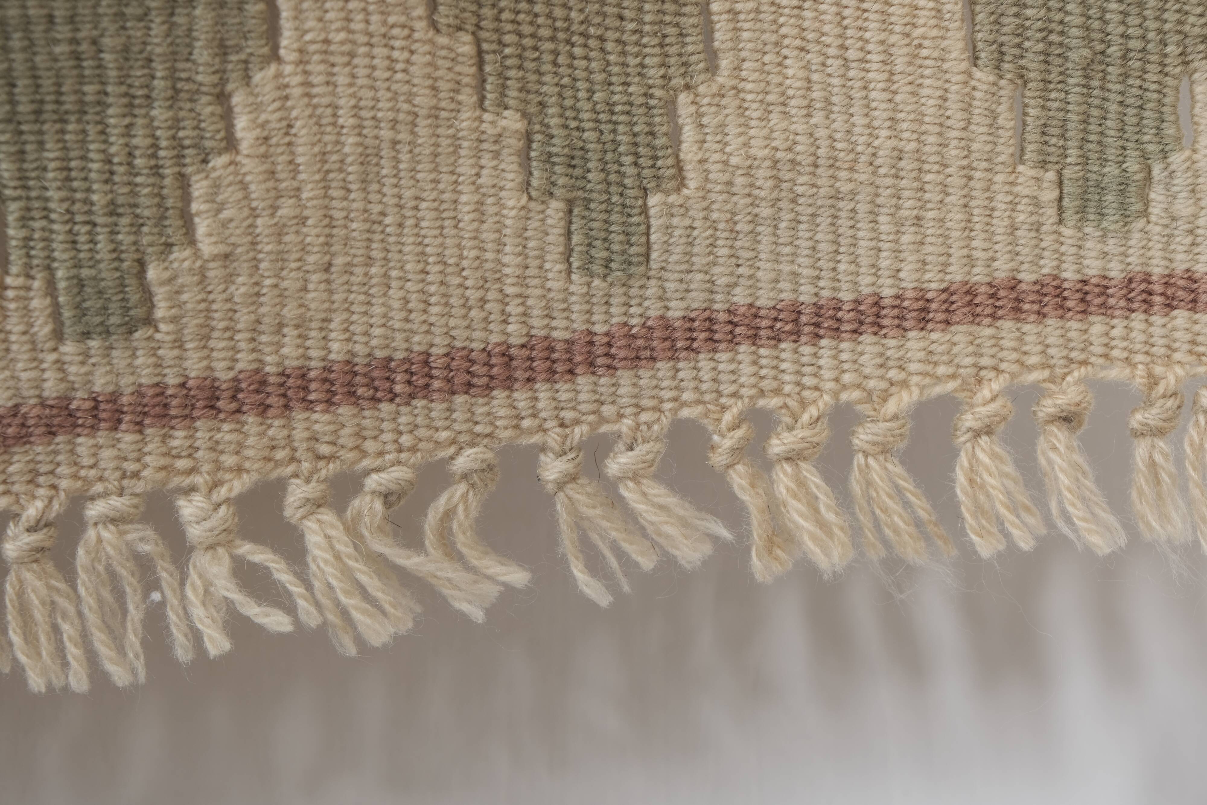 Classic Handwoven Turkish Konya Kilim Production Rug 4'6" X 7'7"