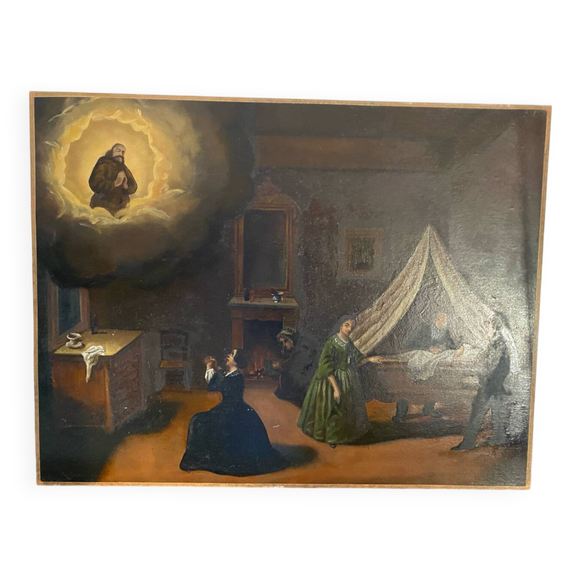 Ex-voto on wood, 20th century