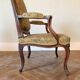Fauteuil à la reine, style louis xv, vers 1750