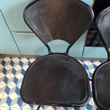Set of 3 Ikea Sebastian folding chairs by Niels Gammelgaard