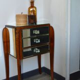 Bedside table art deco mirror