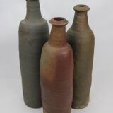 Bouteilles anciennes en grès français