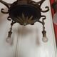 BRONZE LUSTRE 20th/NEO CLASSICAL STRUCTURE/BRONZE SUNFLOWER ROSETTE